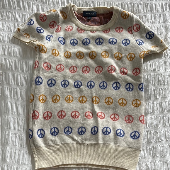 Modcloth Red and Blue Short Sleeve Tee - Picture 1 of 8